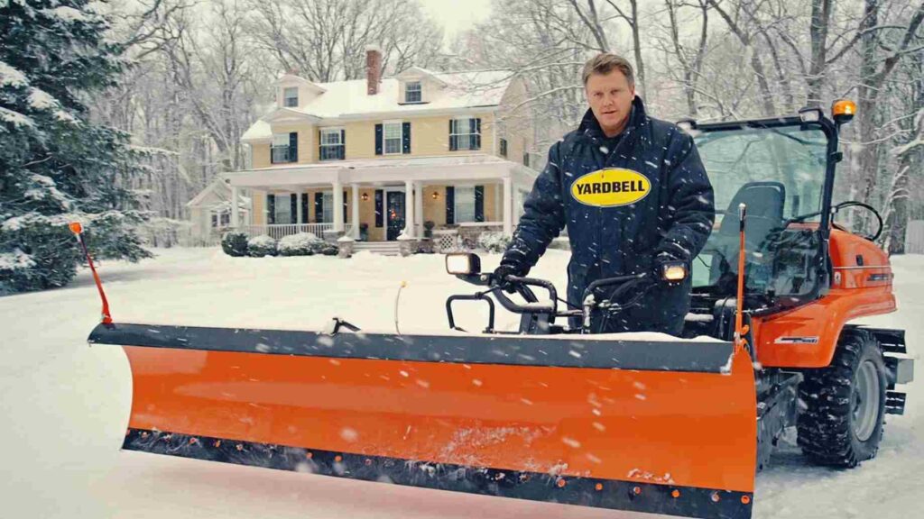 Snow plowing