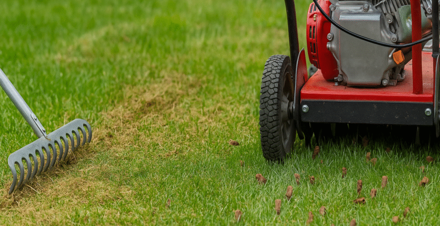Dethatching vs. Core Aeration